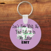 EMT "Niet met mij" grappige T-shirts/cadeautjes Sleutelhanger (Voorkant)
