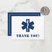EMT Noodmedische diensten EMS-waardering Notitiekaartje (Voorkant / Achterkant in situ)