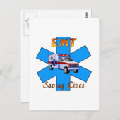 EMT - Opslaan van levens Briefkaart (Voorkant / Achterkant)