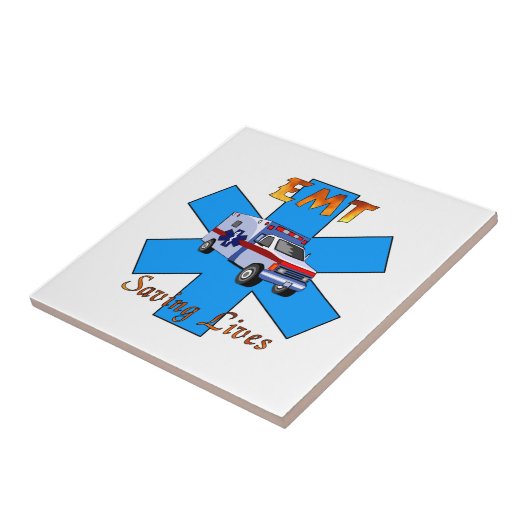 EMT - Opslaan van levens Tegeltje (Zijkant)