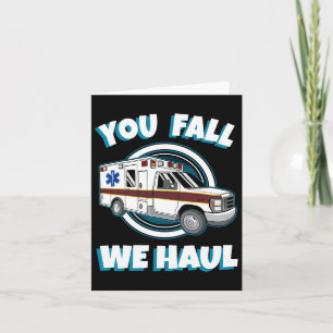 EMT paramedische ambulance U Herfst We Haul First Kaart