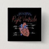 EMT Paramedische assistent-verpleegkundige Vierkante Button 5,1 Cm (Voorkant)