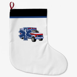 EMT Paramedische EMS Ambulance Grote Kerstsok