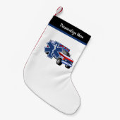 EMT Paramedische EMS Ambulance Kleine Kerstsok (Voorkant (Hangend))