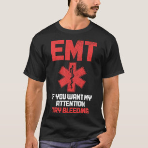 EMT Paramedische EMS Emergency Medische Technicus T-shirt