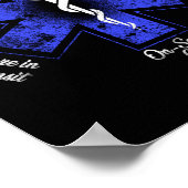 EMT Paramedische EMS Noodsituatie Poster (Hoek)