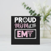 Emt Proud Mam van een Emt Kaart (Staand voorkant)