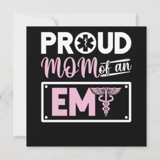 Emt Proud Mam van een Emt Kaart