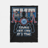 EMT Saving One Live tegelijk Fleece Deken (Voorkant)