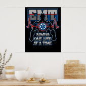 EMT Saving One Live tegelijk Poster (Keuken)
