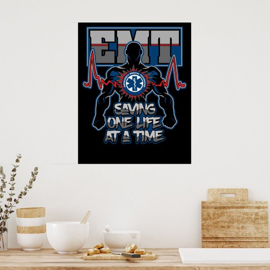 EMT Saving One Live tegelijk Poster (Keuken)