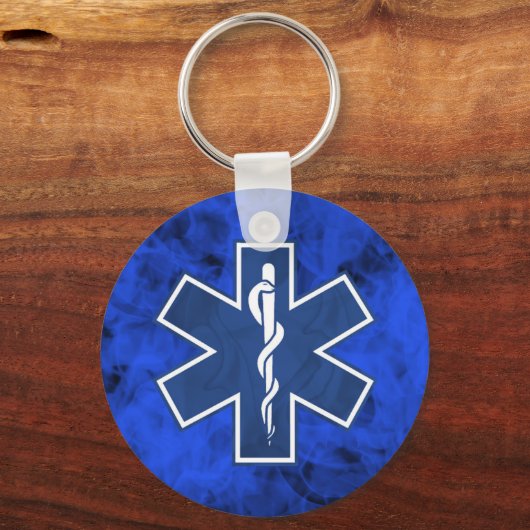 EMT Sleutelhanger-blauw Sleutelhanger (Voorkant)