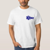Emt Star of Life Shirt, Brandweergeschenk T-shirt (Voorkant)