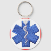 EMT Star of Life Sleutelhanger (Voorkant)