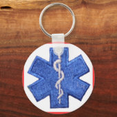 EMT Star of Life Sleutelhanger (Voorkant)
