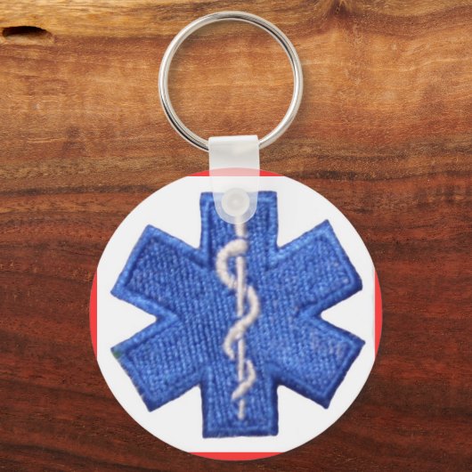 EMT Star of Life Sleutelhanger (Voorkant)