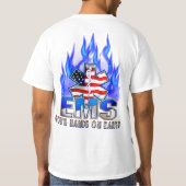 EMT Ster of Life  T-shirt (Achterkant)