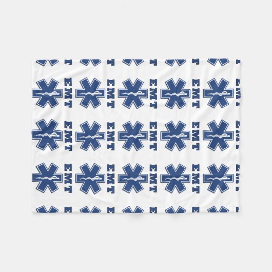 EMT Ster van leven Fleece Deken (Voorkant (Horizontaal))