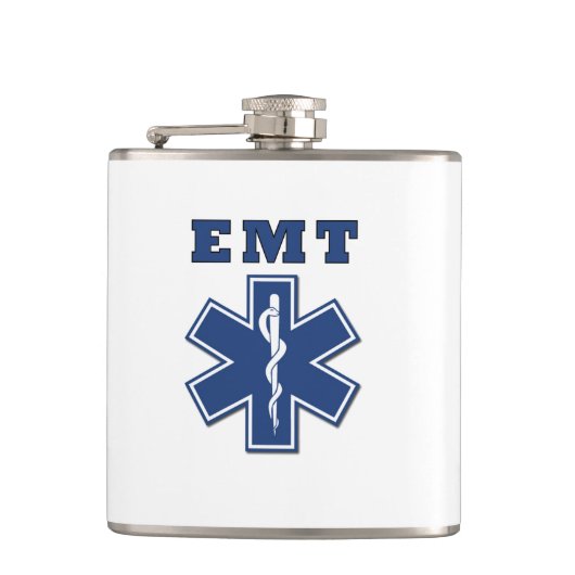 EMT Ster van leven Heupfles (Voorkant)