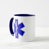 EMT Ster van leven Mok (Voorkant links)