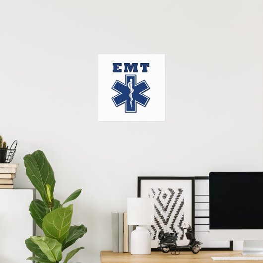 EMT Ster van leven Poster (Thuiskantoor)