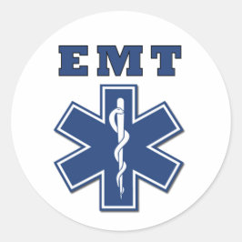 EMT Ster van leven Ronde Sticker