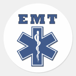 EMT Ster van leven Ronde Sticker