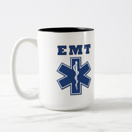 EMT Ster van leven Tweekleurige Koffiemok (Links)
