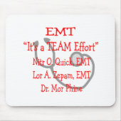 EMT "Team Efort" Hilarious Muismat (Voorkant)