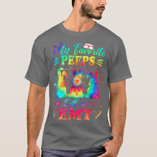 EMT Tie Dye Favoriete verpleegster T-shirt