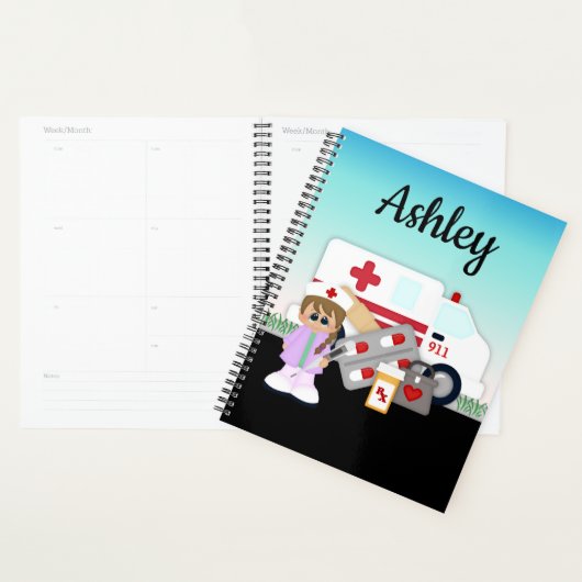 EMT verpleegkundige 911 Noodmedicijnplanner Planner (Display)