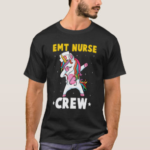 Emt Verpleegkundige Team  Team Dabbing Eenhoorn T-shirt