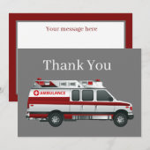 EMT voeg tekst toe Bedankkaart (Voorkant / Achterkant)