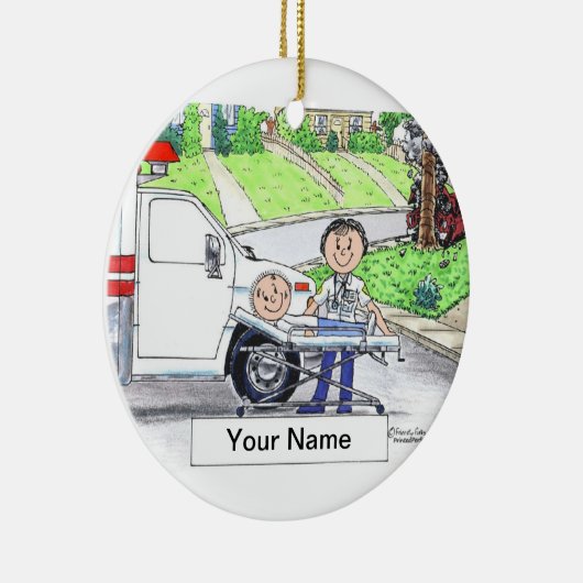 EMT - Vrouw Keramisch Ornament (Rechts)