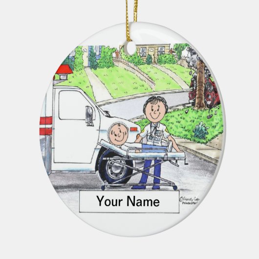 EMT - Vrouw Keramisch Ornament (Links)