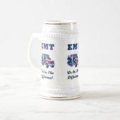 EMT We zijn het verschil Bierpul (Voorkant links)