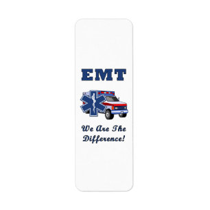 EMT We zijn het verschil Etiket