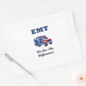EMT We zijn het verschil Rechthoekige Sticker (Envelop)