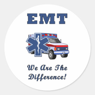EMT We zijn het verschil Ronde Sticker