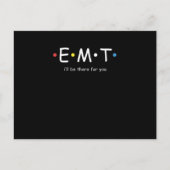 EMT zal er zijn voor u EMS Emergency Paramedic N Briefkaart (Voorkant)