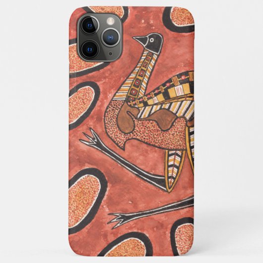 Emu - Aboriginal geïnspireerd Art schilderen Case-Mate iPhone Case (Achterkant)