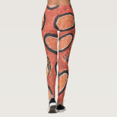 Emu - Aboriginal geïnspireerd Art schilderen Leggings (Achterkant)