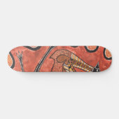 Emu - Aboriginal geïnspireerd Art schilderen Persoonlijk Skateboard (Horizontaal)