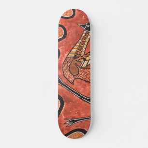 Emu - Aboriginal geïnspireerd Art schilderen Persoonlijk Skateboard