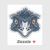 Emu Bird Exotic Sticker | Afgesneden Sticker (Vel)