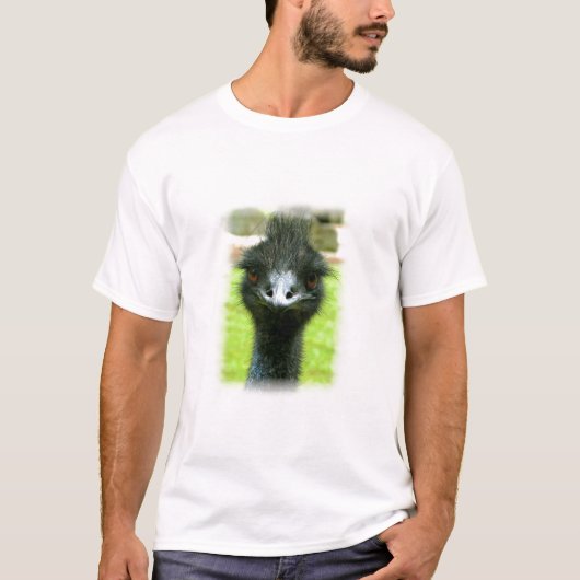 EMU BIRD FOTO PORTRAAL T-SHIRT (Voorkant)