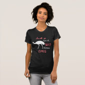 Emu Bird Girl Gift T-shirt (Voorkant volledig)