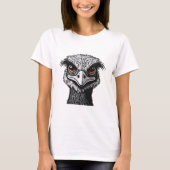 Emu bird head t-shirt (Voorkant)