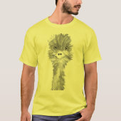 Emu Birds Funny Humor Ostrich Emo Animal T-shirt (Voorkant)