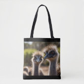Emu Birds Tote Bag (Voorkant)